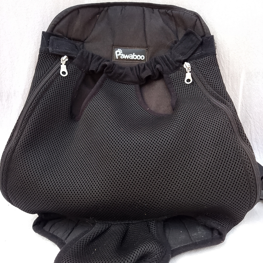 Pawaboo Black Pet Carrier Backpack Like New Excellent Condition Size Small